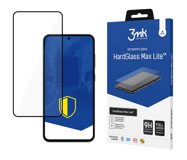 3mk HardGlass Max Lite Black do Samsung Galaxy S25+ - 1511732 - zdjęcie